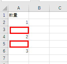 0が非表示になる